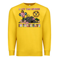 Lemon easter a lot can happen in three days Premium Sweatshirt - AdoDesignShop