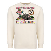 Sandshell easter a lot can happen in three days Premium Sweatshirt - AdoDesignShop