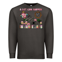 Smoke easter a lot can happen in three days Premium Sweatshirt - AdoDesignShop