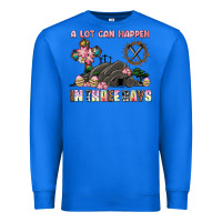 True Royal easter a lot can happen in three days Premium Sweatshirt - AdoDesignShop