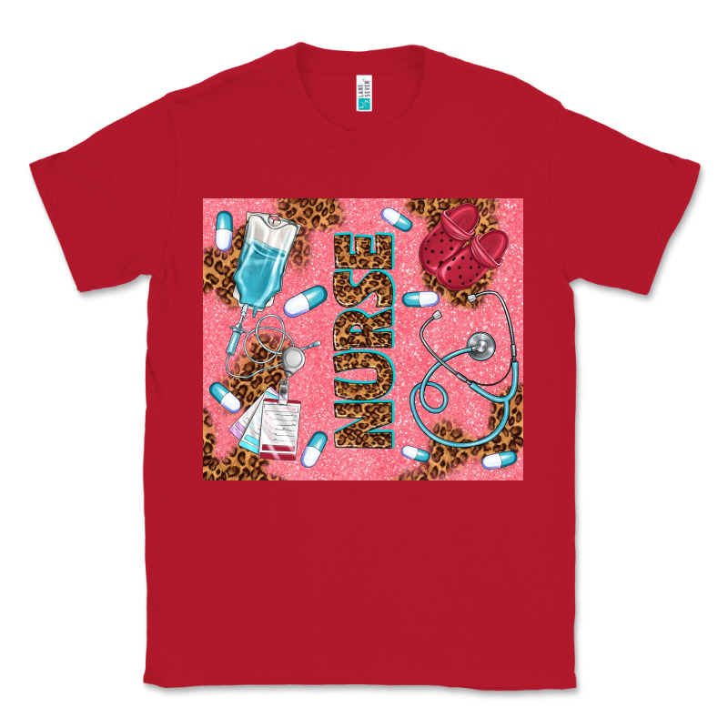 Pink Glitter Nurse Classic Tee by TumblerDesignByShophia | Teevron