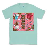 Seafoam pink glitter nurse Classic Tee - TumblerDesignByShophia
