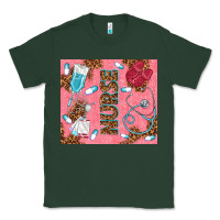 Sports Green pink glitter nurse Classic Tee - TumblerDesignByShophia