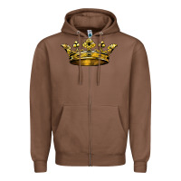 Chestnut crown Zipper Hoodie - BarkalooDesign