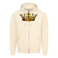 Sandshell crown Zipper Hoodie - BarkalooDesign