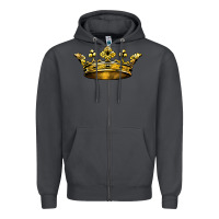 Smoke crown Zipper Hoodie - BarkalooDesign