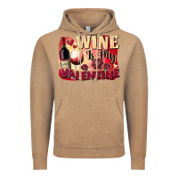 Vintage Coffee Wine is my Valentine's Day Vintage Hoodie - FaDigitalArtStudio