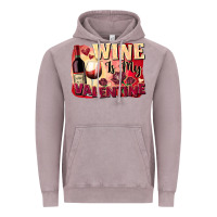 Vintage Zinc Wine is my Valentine's Day Vintage Hoodie - FaDigitalArtStudio