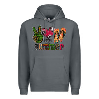 Rock peace love summer Premium Hoodie - CowhideDigitalArt