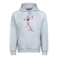 Heather Grey just breathe Urban Hoodie - JahusDesignShop