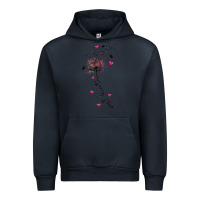 Navy just breathe Urban Hoodie - JahusDesignShop