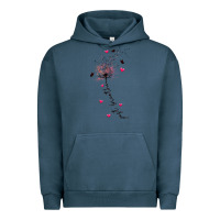 Pigment Midnight Navy just breathe Urban Hoodie - JahusDesignShop