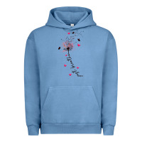 Pigment Pebble Blue just breathe Urban Hoodie - JahusDesignShop