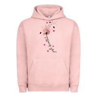 Pigment Salmon just breathe Urban Hoodie - JahusDesignShop