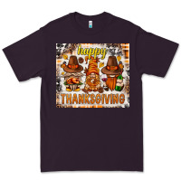 Plum Happy Thanksgiving gnomes Premium Tee - NancyCooperArtShop