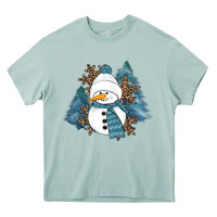 Arona Snowman Winter Heavy Core Tee - RanaPortraitStore