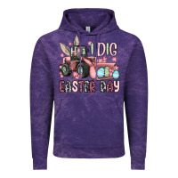 Cloud Purple I dig Easter Day Vintage Hoodie - OliviaCreatesArt