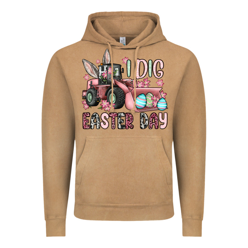 I Dig Easter Day Vintage Hoodie by OliviaCreatesArt | Teevron
