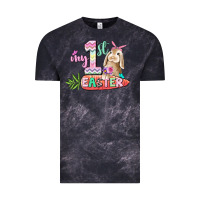 Cloud Black My first Easter Day Vintage Tee - CowGirlArtShop