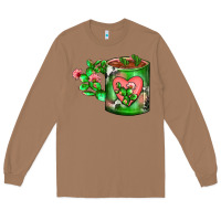 Toasted Coconut Cactus Coffee cup Long Sleeve Tee - FaDigitalArtStudio