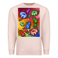 Pale Pink candies  air freshener Premium Sweatshirt - AdoDesignShop