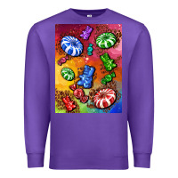 Purple candies  air freshener Premium Sweatshirt - AdoDesignShop