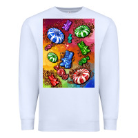 White candies  air freshener Premium Sweatshirt - AdoDesignShop