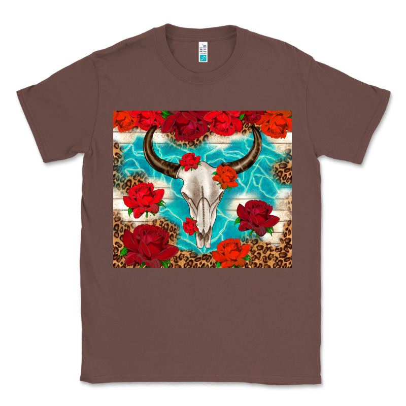 Bull Skull Rose Classic Tee by TumblerDesignByShophia | Teevron