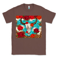 Chestnut bull skull rose Classic Tee - TumblerDesignByShophia