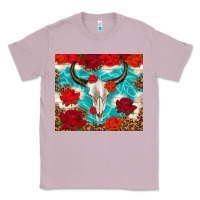 Lilac bull skull rose Classic Tee - TumblerDesignByShophia