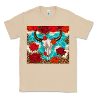 Mushroom bull skull rose Classic Tee - TumblerDesignByShophia