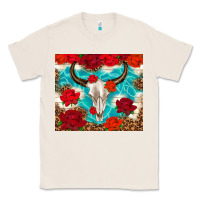Natural bull skull rose Classic Tee - TumblerDesignByShophia
