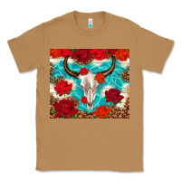 Toasted Coconut bull skull rose Classic Tee - TumblerDesignByShophia