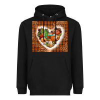 Black western fall heart Heavyweight Hoodie - AdoDesignShop