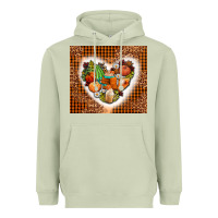 Matcha western fall heart Heavyweight Hoodie - AdoDesignShop