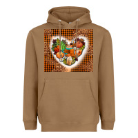 Toasted Coconut western fall heart Heavyweight Hoodie - AdoDesignShop