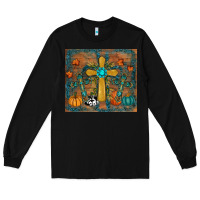 Black fall cross tumbler Long Sleeve Tee - RanaPortraitStore
