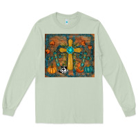 Matcha fall cross tumbler Long Sleeve Tee - RanaPortraitStore