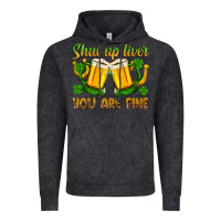 Vintage Black St. Patrick’s Day shut up liver you are fine Vintage Hoodie - OliviaCreatesArt