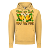 Vintage Mustard St. Patrick’s Day shut up liver you are fine Vintage Hoodie - OliviaCreatesArt
