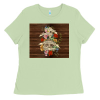 Matcha kinda emotional with skeleton Ladies Tee - TumblerDesignByShophia