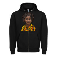 Black black boy Zipper Hoodie - BarkalooDesign