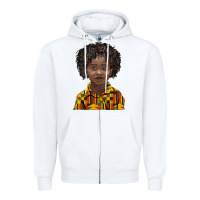 White black boy Zipper Hoodie - BarkalooDesign