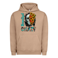 Pigment Burro beautiful crazy skull Urban Hoodie - JahusDesignShop