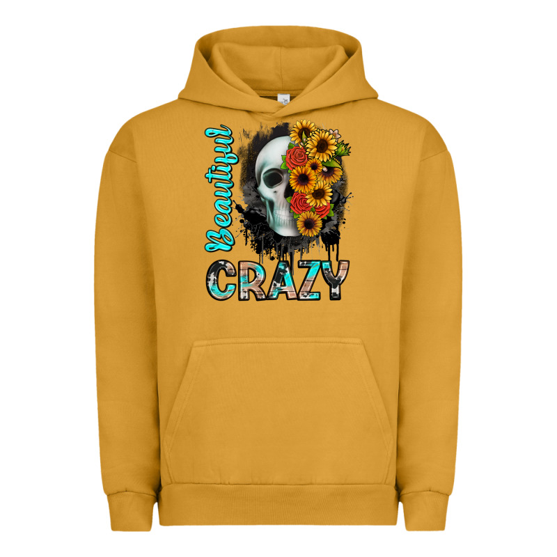 Beautiful Crazy Skull Urban Hoodie by JahusDesignShop | Teevron
