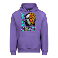 Tulip beautiful crazy skull Urban Hoodie - JahusDesignShop