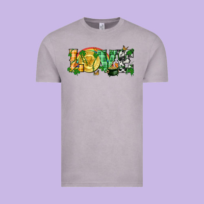 Western Love St. Patrick's Day P Vintage Tee Designed By Cowgirlartshop
