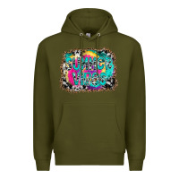 Army Green Summer Vibes Premium Hoodie - CowhideDigitalArt