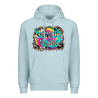 Blue Mist Summer Vibes Premium Hoodie - CowhideDigitalArt
