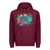 Burgundy Summer Vibes Premium Hoodie - CowhideDigitalArt